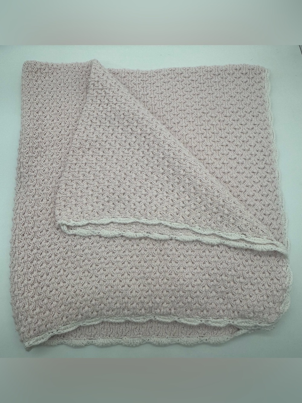 Unbranded Pink Knit Baby Blanket